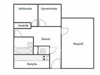 Eladó téglalakás, XVI. kerületben 69.8 M Ft, 1+2 szobás