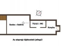 Eladó téglalakás, VIII. kerületben 32 M Ft, 1 szobás