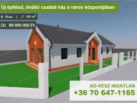 Eladó családi ház, Ócsán 99.9 M Ft, 1+4 szobás
