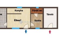 Eladó családi ház, Tótvázsonyban 56 M Ft, 2 szobás