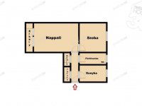 Eladó téglalakás, Kecskeméten 48.9 M Ft, 2 szobás