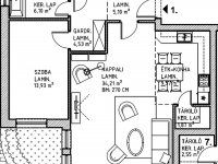 Eladó téglalakás, XV. kerületben 84.7 M Ft, 2 szobás