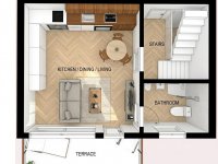 Eladó téglalakás, Kismaroson 45 M Ft, 1 szobás