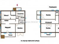 Eladó családi ház, Ruzsán 55 M Ft, 4 szobás