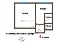 Eladó panellakás, Szegeden 39.8 M Ft, 1 szobás