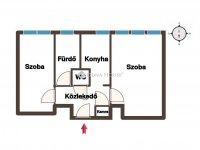 Eladó téglalakás, Budapesten, X. kerületben 59.99 M Ft, 2 szobás