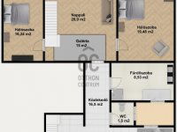 Eladó téglalakás
