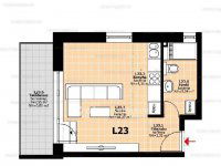 Eladó téglalakás, Hegyeshalomban 34.92 M Ft, 1 szobás
