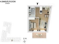 Eladó téglalakás, XIII. kerületben 85.82 M Ft, 2 szobás