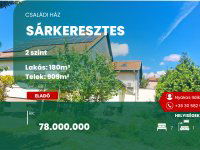 Eladó családi ház, Sárkeresztesen 78 M Ft, 7+1 szobás