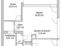 Eladó téglalakás, Keszthelyen 95.5 M Ft, 3 szobás