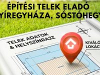 Eladó telek, Nyíregyházán 52.9 M Ft / költözzbe.hu