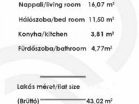 Eladó téglalakás, XIII. kerületben 78.9 M Ft, 2 szobás