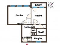 Eladó panellakás, X. kerületben 52.99 M Ft, 2 szobás