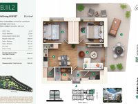 Eladó téglalakás, XIX. kerületben, Iparos utcában 88.4 M Ft