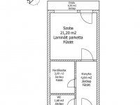 Eladó téglalakás, Vámosszabadin 45.99 M Ft, 1 szobás