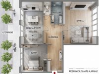 Eladó panellakás, Miskolcon, Bertalan utcában 24.5 M Ft, 2 szobás