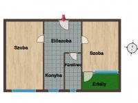 Eladó panellakás, Pécsett 54.999 M Ft, 2 szobás