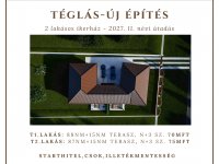 Eladó ikerház, Tégláson 75 M Ft, 4 szobás