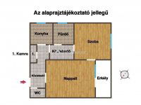 Eladó téglalakás, XXI. kerületben 55 M Ft, 2 szobás