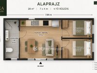 Eladó nyaraló, Dunapatajon 25.99 M Ft, 1+2 szobás
