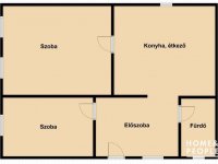 Eladó családi ház, Tiszaszigeten 16.99 M Ft, 2 szobás