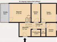 Eladó panellakás, XIX. kerületben 64.9 M Ft, 3 szobás