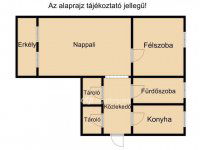 Eladó téglalakás, Debrecenben 67.8 M Ft, 1+1 szobás