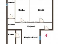 Eladó családi ház, Katymáron 13 M Ft, 2 szobás