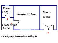 Eladó családi ház, Pusztamonostoron 16.8 M Ft, 2+1 szobás