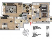 Eladó téglalakás, I. kerületben 199.5 M Ft, 3 szobás