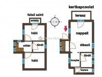 Eladó ikerház, II. kerületben 165 M Ft, 3 szobás