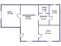 Eladó családi ház, Turán 37.99 M Ft, 2 szobás