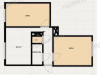 Eladó panellakás, Kecskeméten 38.4 M Ft, 2 szobás