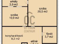 Eladó téglalakás