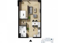 Eladó téglalakás, XIII. kerületben 110.8 M Ft, 2 szobás