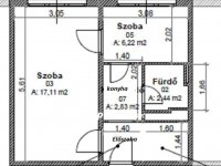 Eladó panellakás, Miskolcon 24.5 M Ft, 1+1 szobás