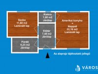 Eladó téglalakás, Hódmezővásárhelyen 19.2 M Ft, 2 szobás