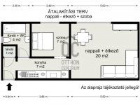Eladó téglalakás, XXI. kerületben 43.9 M Ft, 1 szobás