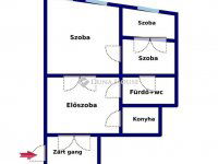 Eladó téglalakás