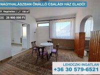 Eladó családi ház, Nagyhalászban 28.9 M Ft, 4 szobás