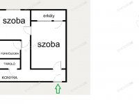 Eladó téglalakás, Kecskeméten 37.9 M Ft, 2 szobás