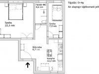 Eladó téglalakás, XIV. kerületben 69.9 M Ft, 1+1 szobás