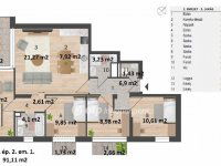 Eladó téglalakás, XIV. kerületben 179.99 M Ft, 5 szobás