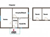 Eladó családi ház, Farmoson 22.9 M Ft, 1 szobás