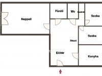 Eladó panellakás, III. kerületben 76.9 M Ft, 1+2 szobás
