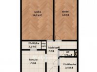 Eladó téglalakás, Ajkán 33.5 M Ft, 2 szobás