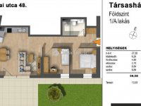 Eladó téglalakás, Debrecenben, Jókai utcában 80 M Ft, 2 szobás