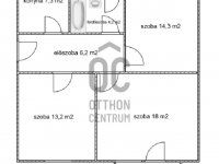 Eladó téglalakás, Vásárosnaményben 35 M Ft, 3 szobás