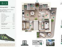 Eladó téglalakás, XIX. kerületben, Iparos utcában 75.31 M Ft